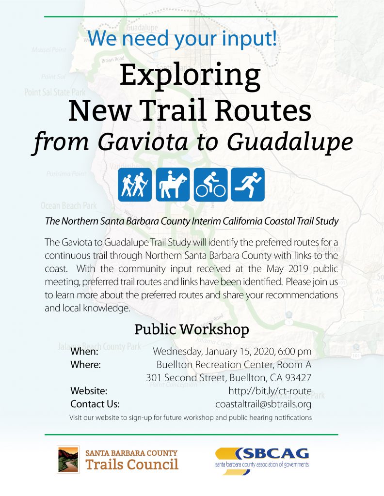Gaviota to Guadalupe Trail Study